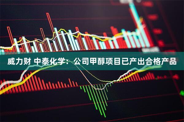 威力财 中泰化学：公司甲醇项目已产出合格产品