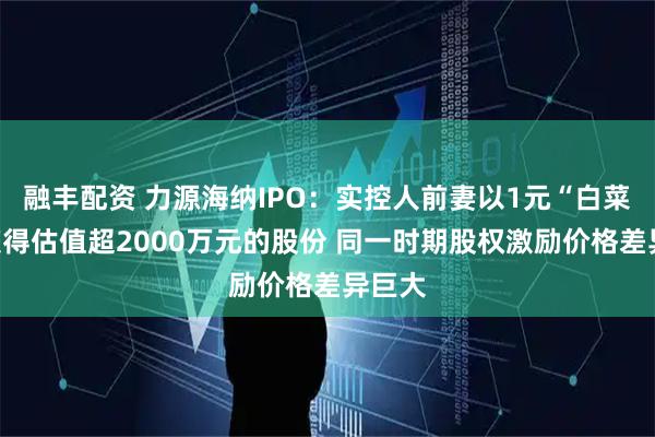融丰配资 力源海纳IPO：实控人前妻以1元“白菜价”获得估值超2000万元的股份 同一时期股权激励价格差异巨大